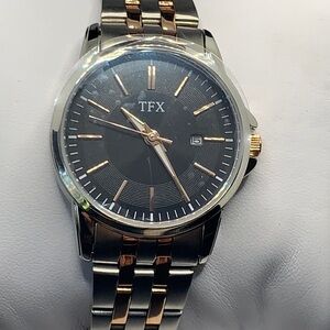 Women’s TFX by Bulova rose gold and silver